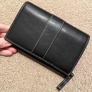 Coach Black Leather Wallet